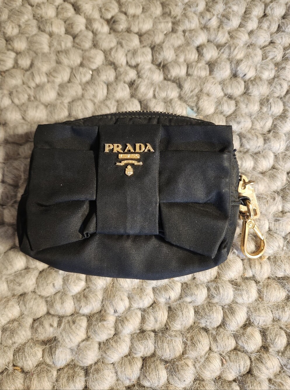 Prada Black Mini Pouch